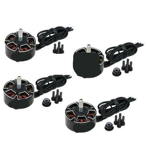 Beefy 900KV 1050KV Brushless Motors For 4S To 6S RC Drones, 6-9 Inch Props, FPV Quadcopters, 4-Pack, includes screws and wires