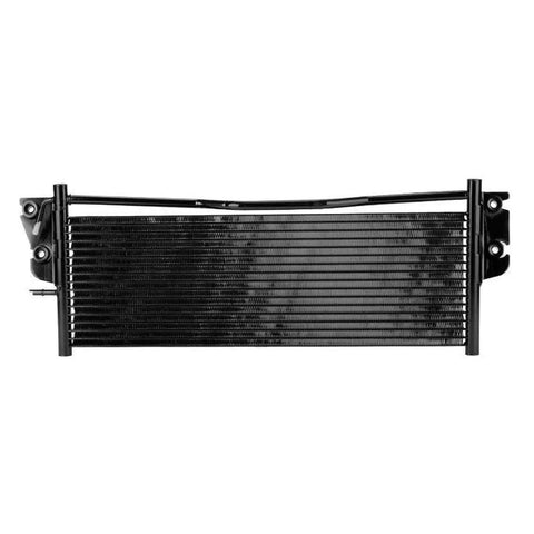 Upgrade Your Nissan Titan XD Ride With This Heavy Duty Transmission Oil Cooler Built For 5.0L Engines From 2016-2019 To Keep Things Chill And Reliable. Black metal transmission oil cooler for Nissan Titan XD 2016-2019 5.0L
