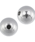 Heavy Duty M6x25mm Ball Nuts Knob Set 2 Pcs 304 Stainless Steel Female Threaded Bearings With Hole 1 Inch Diameter Solid Steel Bearing Balls