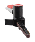 Jauarta 1/4 Inch Pneumatic Air Belt Sander High Speed 20K RPM Handheld Grinding Machine close-up view with sanding belt.