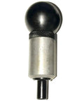 Heavy Duty Spring Loaded Pull Pin With 3/8 Inch Plunger, phenolic pull knob, steel barrel for quick workshop setups.