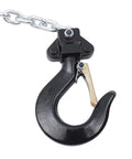 Close-up of lifting hook on Compact Manual Chain Hoist Lever Block 0.25 Ton Capacity 550 Lbs Lift 10 Ft Chain With Lifting Hook Anti Jam Guide Wheel