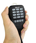 Hand holding microphone of Tri Band Mobile Ham Transceiver With Dual Watch And Dual Standby, 25W 2m 1.25m 70cm Radio