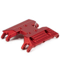 Red RC Frame Chassis Parts For UTB18 Capra 1/18 Crawler Aluminum Gearbox Mount Skid Plate Transmission Slide Upgrade Replacement Alloy