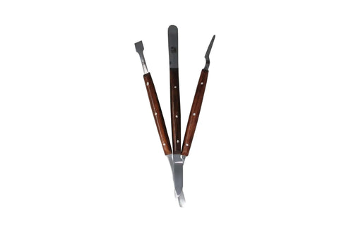Precision 3D Print Clean Up Tool Kit, 3 Piece Double Ended Scrapers and Picks for Removing Support Material