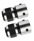 Quick Change Chisel Holder For Air Hammer And Chisel Easy Snap On Quick Release Tool Bracket Durable Metal Alloy Construction Works With Air Blades And Hammers Pack Of 2 Ideal For Workshop Pros And DIY Projects, 2 metal alloy holders
