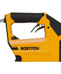 Top Shelf 6 Gallon Electric Air Compressor With Oil Free Pancake Tank And 150 Psi Pressure combined with BOSTITCH finish nailer for renovations.