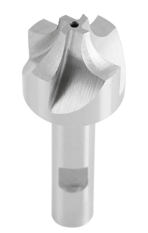 High Speed Steel Corner Rounding End Mill 5/16 Inch Radius 1/2 Inch Shank 1 1/8 Inch Largest Diameter 3 1/4 Inch Overall Length Right Hand Cut Formed Radius Cutter for Milling Rounded Corners