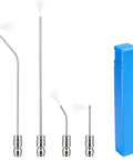 High Pressure Washer Nozzle Kit With Stainless Steel Flush Wand Extension Tips Quick Connect For AC Coils And Appliances Grime Busting Power
