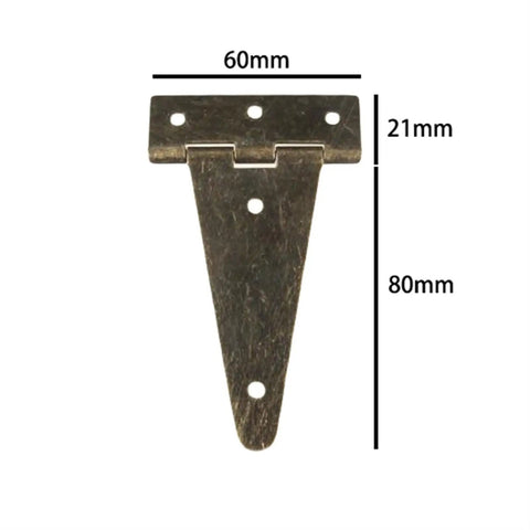 Heavy Duty T Hinges For Cabinet Doors Barn Wood Boxes And Furniture Built Tough As Nails For Quick Straightforward Setup, 60mm by 80mm steel hinge
