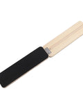Golf Swing Trainer Board With Pressure Plate Solid Wood Weight Shift Tool For Killer Improved Shots Real Time Feedback All Weather Practice Reliable Swing Analysis For Golfers Of All Levels, folded view showing solid wood and pressure plate, on white background.