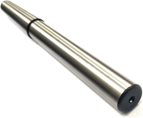 Lathe Alignment Test Mandrel Bar MT3 Regular, 225 Mm Overall Length, precision-ground steel tool on white background