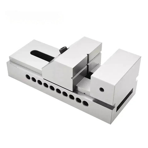 CNC Angle Vice Quick Action Vise Delivering Rock Solid Grip With V Shaped Jaws For Secure Square Round Clamping Heavy Duty Milling Essential No Fuss Precision Holding For Any Daily Shop Grind.