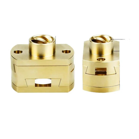 Awesome Oldham T8 Coupler 18mm Nut Fits Ender 3 Pro V2 CR10 Smooth Screw Link For 3D Printer Upgrades And Repair Parts Easy Install brass coupler