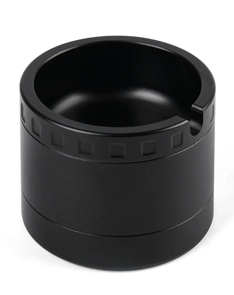 2.5 Inch Aluminum Spice Grinder Three Piece Three Stage With Top Storage Anti Jam Teeth Large Bottom Chamber Texture Control Twist