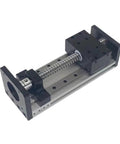 Built Tough Linear Guide Rail Kit With Ball Screw And Coupling Offering Zero Stick Slip Motion Perfect For 3D Printers And CNC Rigs, close-up view.