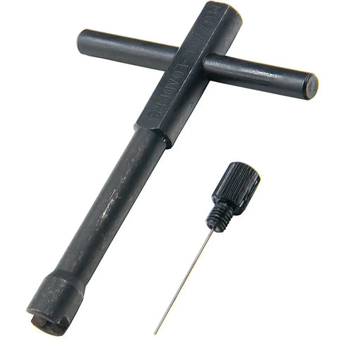 Tool with needle for Stainless Steel Black Powder Nipples For Percussion Revolvers 6 Pack Six By Three Quarter Inch Thread Pitch