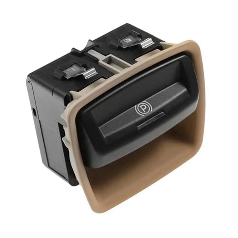 Rock Solid Electronic Parking Brake Actuator Switch For Porsche Panamera 2010 To 2016 with crisp button feedback from an angled perspective.