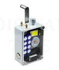 Hand Crank Generator 6V 20F Super Capacitor Portable Manual Emergency Power Supply with COB LED Light USB Output