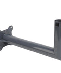 Heavy Duty Stainless Steel Satellite Internet Mount Kit For Roof Or Wall Bracket with side view showing mounting plate and tube