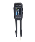 Front view of 10KHz Digital Tweezers Multimeter for SMD Components, Pro-Grade Auto Recognize Tester with display and probes visible.