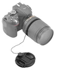 DSLR with 39mm Lens Cap Covers Snug Fit For Lenses With 39mm Filter Thread, Works With Popular 27mm F2.8, 60mm F2.4 Macro