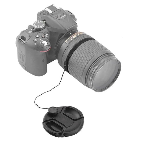 DSLR with 39mm Lens Cap Covers Snug Fit For Lenses With 39mm Filter Thread, Works With Popular 27mm F2.8, 60mm F2.4 Macro