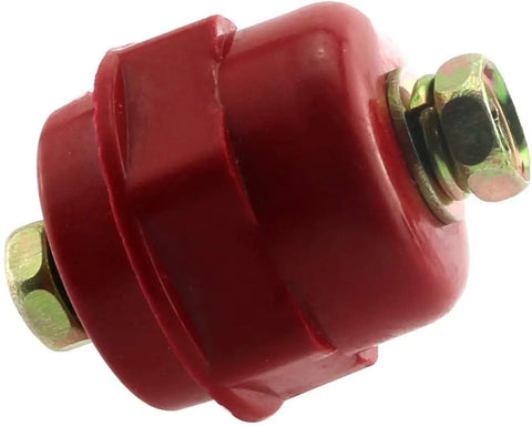 Busbar Insulator Kit 5 Piece Red Resin SM-25 M6 Polyester Standoff Insulators With Screws For Electrical Cabinets Built Tough For High Temp Fire Resistant Durable And Easy Install, red epoxy busbar insulator