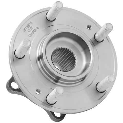 2-Pack Front Wheel Hub Bearing Assembly Replacement - Direct Fit, OEM-Grade, Plug-And-Play - For Hyundai Sonata 2015-2019