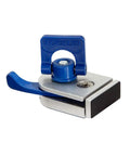 Close-up of Mini T Track Clamp With Rubber Cam For Non Marring Non Slipping Securement Fits Any T Track That Accepts 5/16 Inch T Bolts