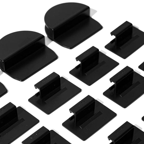 VION R1S roof sunshade mounting clips for Rivian R1S, black plastic