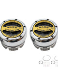 Premium Manual Locking Hub Kit With 19 Spline Fit Zinc Aluminum Dial Dual Seals Chrome Finish And Easy Install Hardware Built Tough For Off Road Use 1 Pair