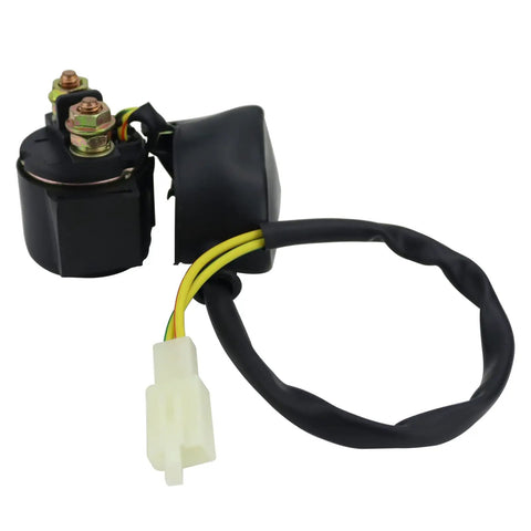 3 Bolt Starter Motor With Relay And CDI Kit For 50Cc To 125Cc ATVs Dirt Bikes Go Karts Pit Bikes Quads Dune Buggies Sand Rails And More Drop In And Go Blue