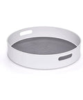 18 Inch Lazy Susan Rotating Turntable Featuring Super Grippy Non Skid Base Spins Smooth to clear under sink zones.