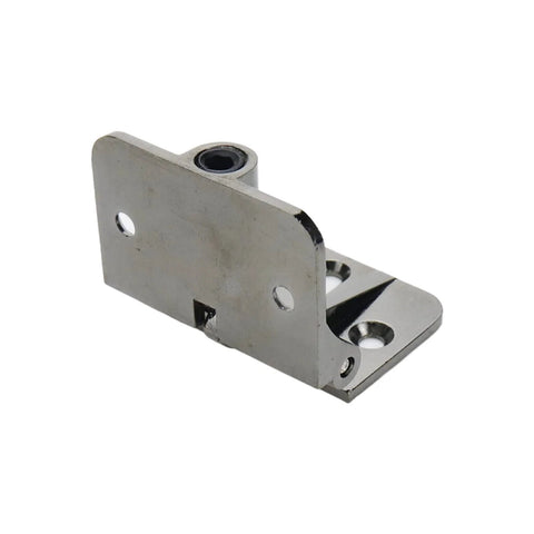 KUMGROT torque hinge, zinc alloy, adjustable multi-angle door hinge with 4 countersunk holes, silver finish