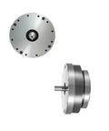Compact Axial Input Harmonic Drive Reducer With 80 To 1 Ratio Hooks Straight Into Any Common Servo Motor for CNC rotary use.