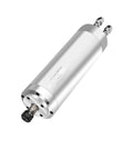 Heavy Duty Water Cooled Spindle Motor 5.5KW 380V ER25 Collet, silver metal design, showcasing collet and cooling ports, CNC machinery use.