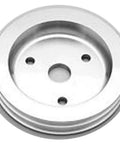 Professional Grade Aluminum V Belt Pulley With Dual SPB Grooves Built Tough For The Daily Grind And Reliable Power Transmission Featuring 350 Mm Pitch Diameter And 75 Mm Bore, top view.