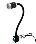 Magnetic Work Light With Flexible Gooseneck LED Lamp, 900 Lumen, 20 Inch Double Layer Hose, heavy duty magnetic base, black