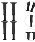 Beefed Up Adjustable Furniture Support Legs 8 Pack Telescoping Heavy Duty Replacement Feet For Cabinets Chairs Sofas And Bed Frames