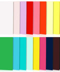 Front view of Geelin colored plywood sheets, 18 pcs, 18 x 12 in, 1/8 in thick for crafts