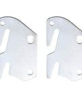 Badass 2 Pack Bed Rail Hook Plates For Pickup Trucks, 13 gauge steel, nickel plated, heavy-duty, rust proof anchor points.