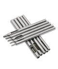 Leather Punch Tool Set with Hollow Round Punches for Belts Watch Bands and Crafts Pro Grade Leather Hole Cutter Chisel Kit