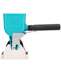 Game Changing Manual Glue Spreader And Applicator Roller with blue container and black handle for easy adhesive application.