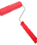 Premium Textured Rubber Paint Roller For Wall Decor And DIY Room Makeovers Featuring A Crystal Clear Embossed Design.
