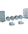 Zinc Box Rail Hangers For Wood Frame Sliding Doors Includes Two End Caps And Bolts Self Lubricating Derlin Bearings Compatible With National