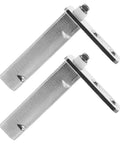 Stainless Steel Freezer Door Hinges Replacement Parts, heavy-duty, smooth open and close, durable, rust-resistant, silver