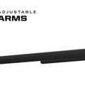 Close-up of adjustable arms on Vision Type E Safety Glasses With Anti Fog, Scratch Resistant Lenses, Blue Mirror Lens.