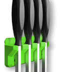 Magnetic Four Slot Pry Bar Holder With Mounting Holes Non Marring TPEE Low Profile Design Mounts On Any Ferrous Surface