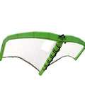 Inflatable Surfing Wing For Windsurfing And Kitesurfing, Handheld Wing Foil Accessory For Water Sports, featuring a green inflatable wing.